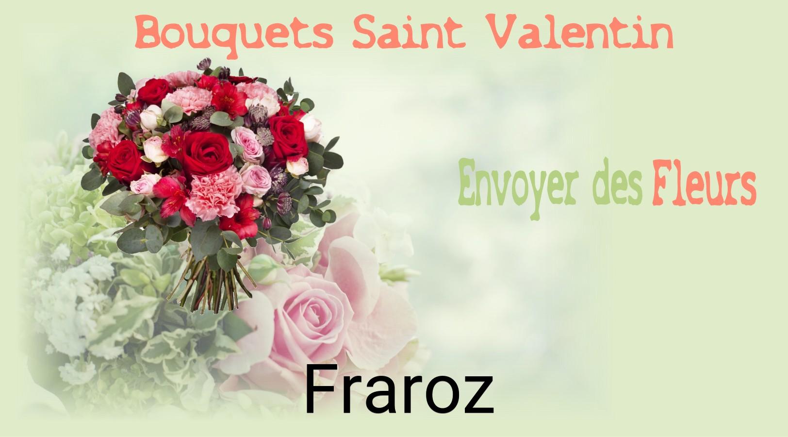 Roses de Saint-Valentin livrées à Fraroz
